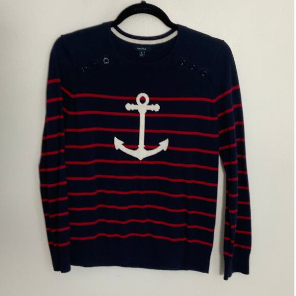 Nautica Knit sweater size medium - Picture 1 of 5
